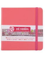 Carnet de croquis Rouge corail - 120 x 120 mm ROYAL TALENS Art Creation