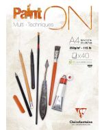 Bloc de papier à dessin - 40 feuilles - A3 CLAIREFONTAINE Paint'ON Exemple modèle