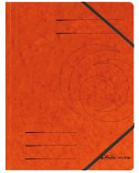 Chemise à élastiques A4 - Orange : HERLITZ Easyorga Photo