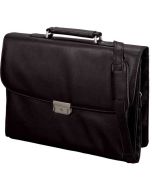 Cartable en simili-cuir noir - CANTANA ALASSIO