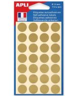 Photo Pastilles adhésives 15 mm - Or AGIPA