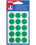 Pastilles 19 mm - Vert APLI Lot de 90