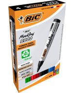 Lot de 4 marqueurs permanents - Assortiment BIC Marking 2000 Ecolutions Photo carton emballage
