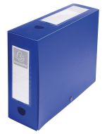 EXACOMPTA : Boîtes de classement bleu - Dos 100 mm 59932E