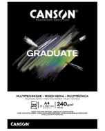 Photo CANSON :  Bloc pour croquis A4 - XL Dessin noir - 400039086