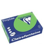 Ramette de papier de 250 feuilles A4 210g - Vert Menthe : CLAIREFONTAINE Trophée Visuel