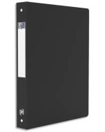 Classeur souple - 4 anneaux de 40 mm - Noir : OXFORD Memphis Image