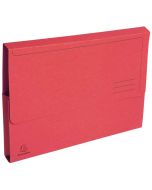 EXACOMPTA  47675E Chemises à poche Rouge 