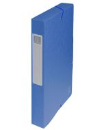 Boîte de classement Carte lustrée - Dos 40 mm - Bleu EXACOMPTA Image