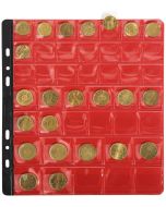 Lot de 3 feuilles numismatiques - 43 cases - Diamètre 20 à 30 mm EXACOMPTA Image