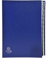 Trieur Alphabétique - 26 compartiments - Bleu EXACOMPTA