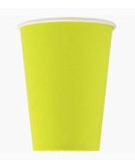 Gobelet en carton Vert kiwi - 0,2 L PRONAPPE Lot de 15