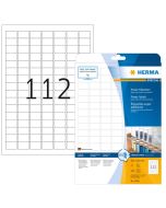 HERMA etiquettes blanches résistantes aux intempéries 25,4 x 16,9 mm 10916