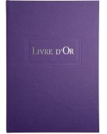 Livre d'Or - Violet 210 x 297 mm LE DAUPHIN