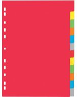 Photo PAGNA 31121-20 : Jeu de 12 intercalaires neutres - 225 x 300 mm - Assortiment de couleurs