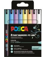 Marqueur peinture - Assortiment PC1MR POSCA  Lot de 8
