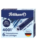 PELIKAN Boite de 6 Cartouches d'encre - Bleu noir