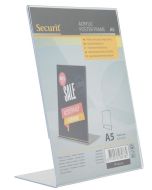 Présentoir de table incliné A5 - 148 x 210 mm SECURIT Image
