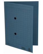 Photo Chemise quadrillée A4 pour dossiers de correspondance - 250g/m² - Bleu - ELBA 100091657 