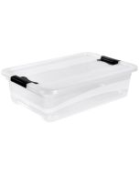 Photo Boite de rangement à couvercle - 28 litres - Transparent KEEEPER Cornelia
