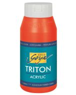 Photo Peinture acrylique Triton Acryl Basic - 750 ml - Rouge C. KREUL flacon