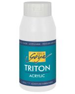 Photo Peinture acrylique Triton Acryl Basic - 750 ml - Blanc C. KREUL  flacon