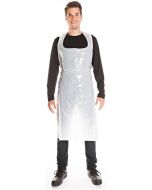 Photo Tablier étanche à bavette - 33 microns - Blanc - 750 x 1250 mm HYGONORM Image