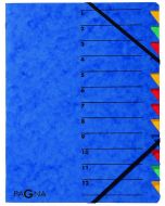 Photo 24131-02   Pagna : Trieur à élastiques 12 compartiments - Bleu