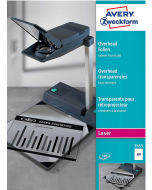 Photo Film transparent thermostable pour rétroprojecteur - A4 AVERY