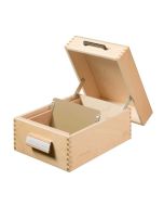 Photo Boite pour fiches en bois - Format A6 - 900 fiches : HAN 506
