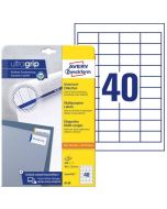 Photo Étiquettes adhésives - 48,5 x 25,4 mm - Blanc AVERY Office and Home