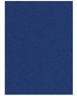 Photo Plat de couverture pour reliure A4 - Carton Grain Cuir - Bleu Foncé mat PAVO (8036042)