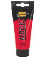 Photo Peinture acrylique Rouge pur Tube de 100 ml : KREUL Solo Goya Acrylic 84131