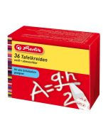 Photo Boite de 36 craies pour tableau - Blanc : HERLITZ  8856502