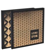 Livre d'or pour Messages - 21 x 19 cm EXACOMPTA Palmyre Noir