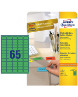 Photo Mini-Étiquettes - 38,1 x 21,2 mm - Vert AVERY