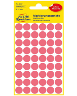 Photo Pastilles adhésives 12 mm - Rouge fluo AVERY 