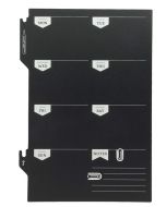 Photo Tableau noir décoratif - Ardoise 450 x 300 mm Calendrier Hebdomadaire SECURIT Silhouette Image