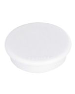 Photo Lot de 10 Aimants ronds - 13 mm - Blanc : FRANKEN
