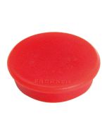 Photo Lot de 10 Aimants ronds - 24 mm - Rouge : FRANKEN