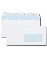 Photo Enveloppes autocollantes avec fenêtre - 110 x 220 mm : GPV Office 512