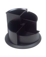 Photo Pot à crayons rotatif - Linear - Noir : HELIT H6390595