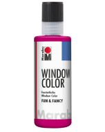 Photo MARABU FUN & FANCY :  Peinture pour Window Color  - 80 ml - Framboise