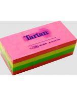 Photo Bloc-Notes adhésives - Couleurs Néon assorties - 38 x 51 mm Tartan 28058