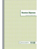 RECETTES-DÉPENSES - Carnet autocopiant Dupli : EXACOMPTA 13500E