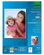 Photo SIGEL IP641 : Papier photo brillant Ultra - Format A4 - 260 g/m²