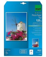 Photo SIGEL  : Lot de 25 papiers photos Top - Format A4 - 125 g/m² IP663