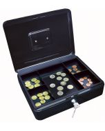 Photo WEDO : Caissette à monnaie Noir - 300 x 240 mm