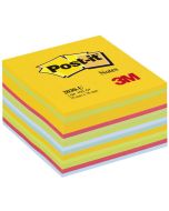 POST-IT Notes adhésives - Assortiment - 76 x 76 mm Cube Light Energie