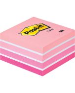 POST-IT CUBE Notes repositionnables - Rose 76 x 76 mm